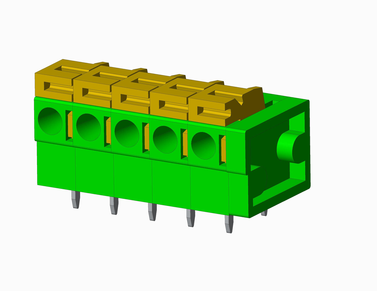 EB1083-XX-500 SERIES Screwless Blocks
