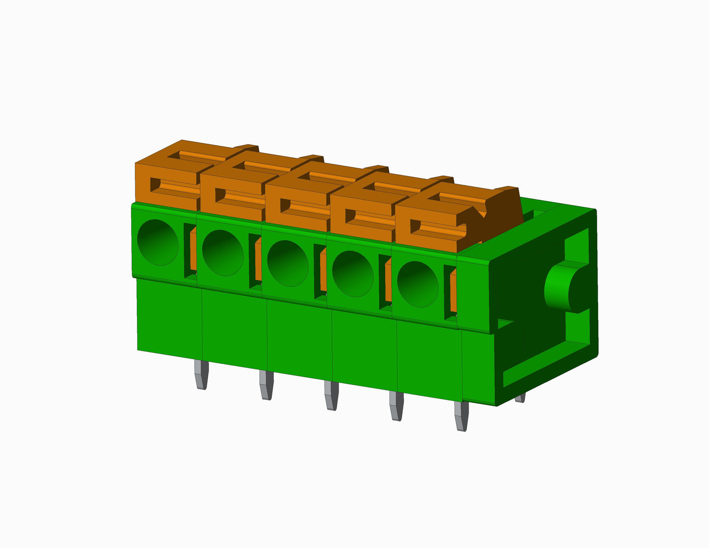 EB1085-XX-500 SERIES Screwless Blocks