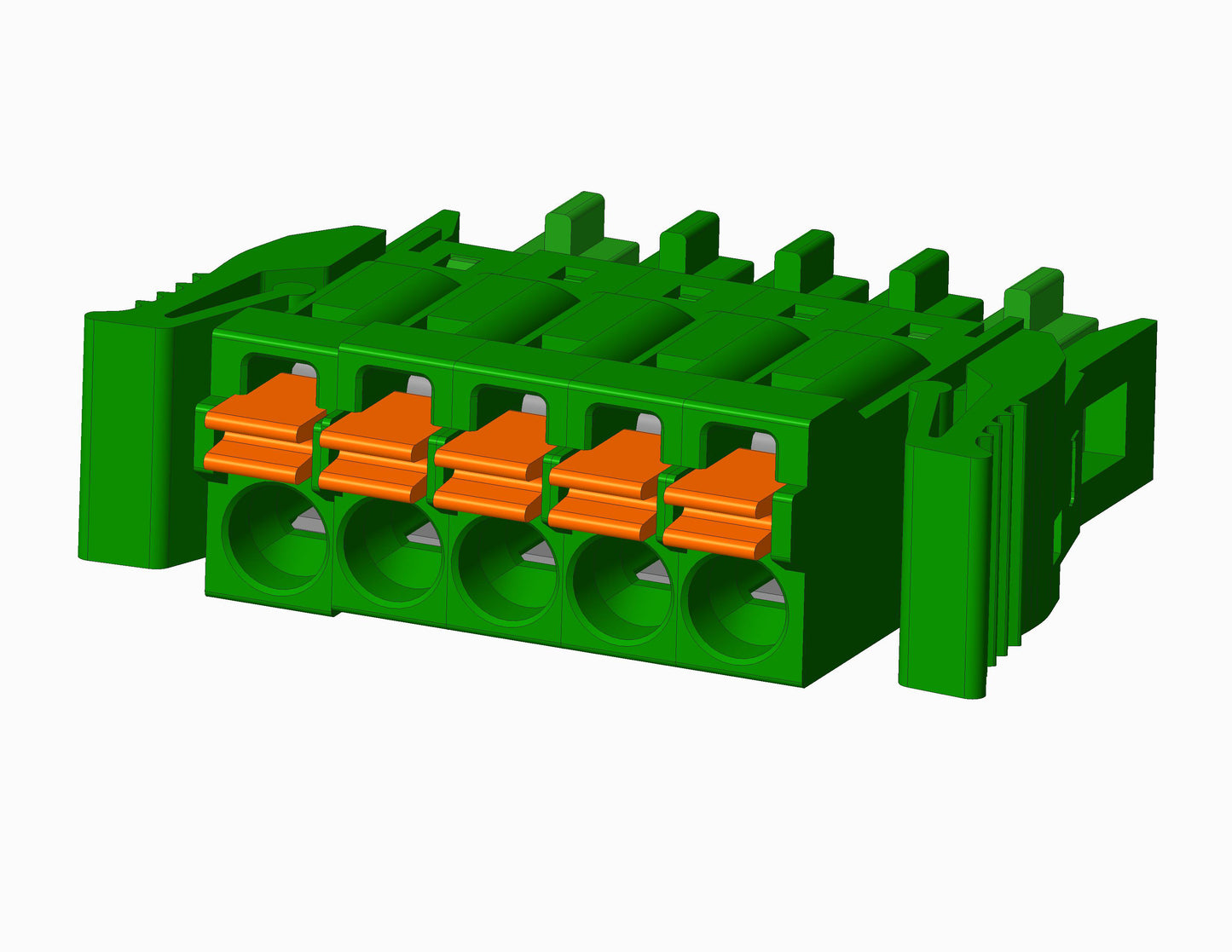 EB445L SERIES Screwless Pluggable Blocks