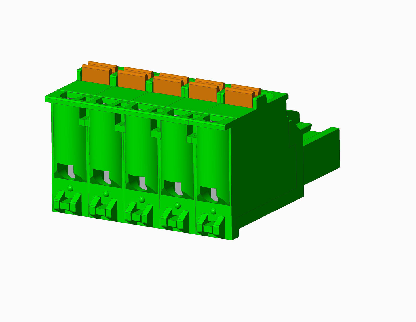 EB455A SERIES Screwless Pluggable Blocks