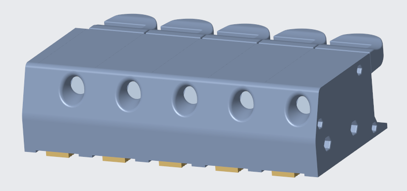 EB4892-XX-00X SERIES Direct Solder Push-Button Blocks