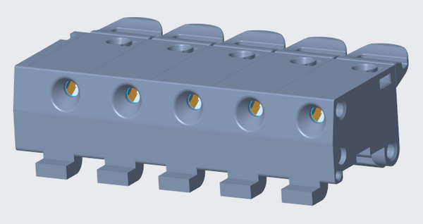 EB5820-XX-X00 SERIES Push-Button Pluggable Blocks