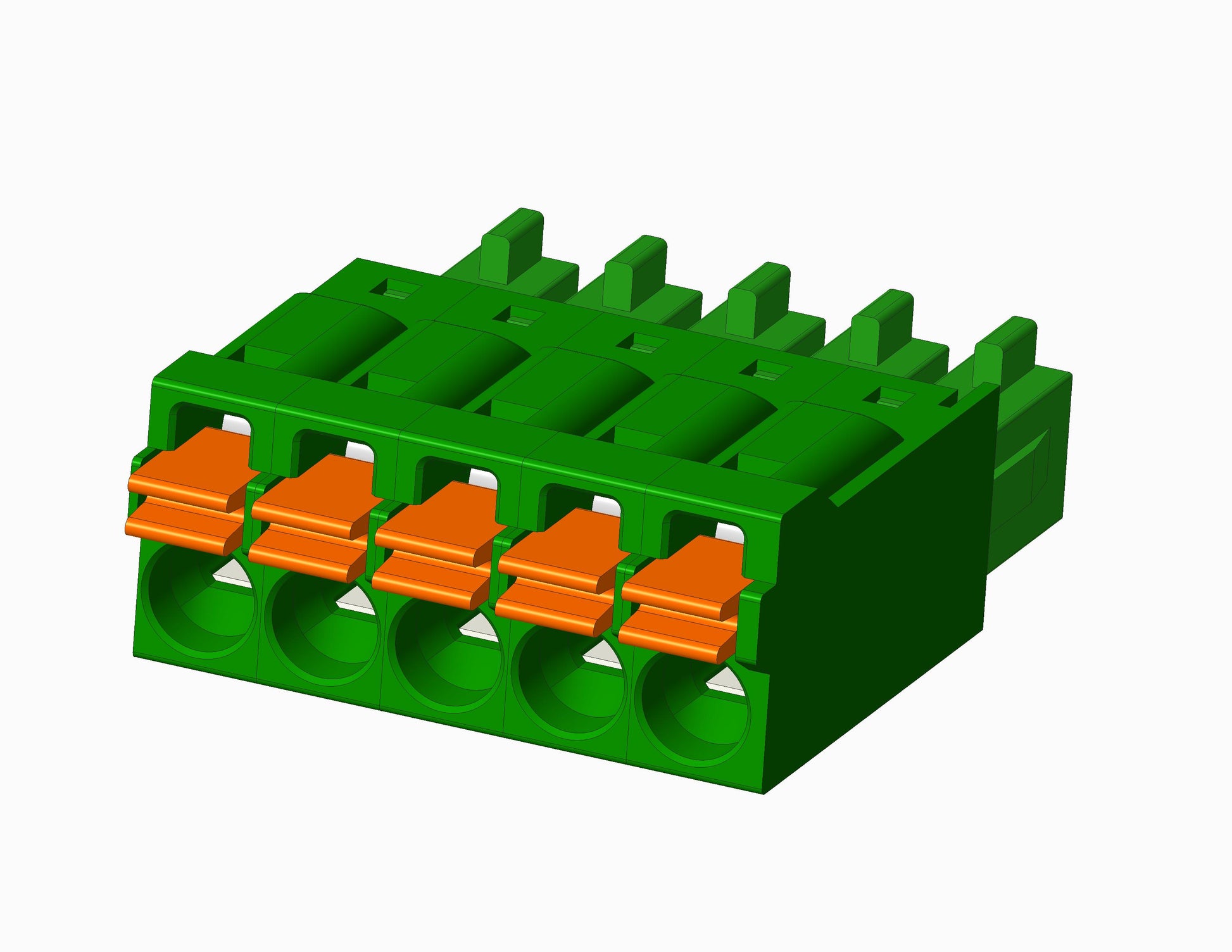 EB445 SERIES Screwless Pluggable Blocks