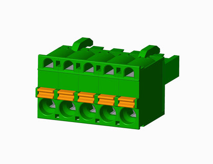 EB460B-XX-500 SERIES Screwless Pluggable Blocks