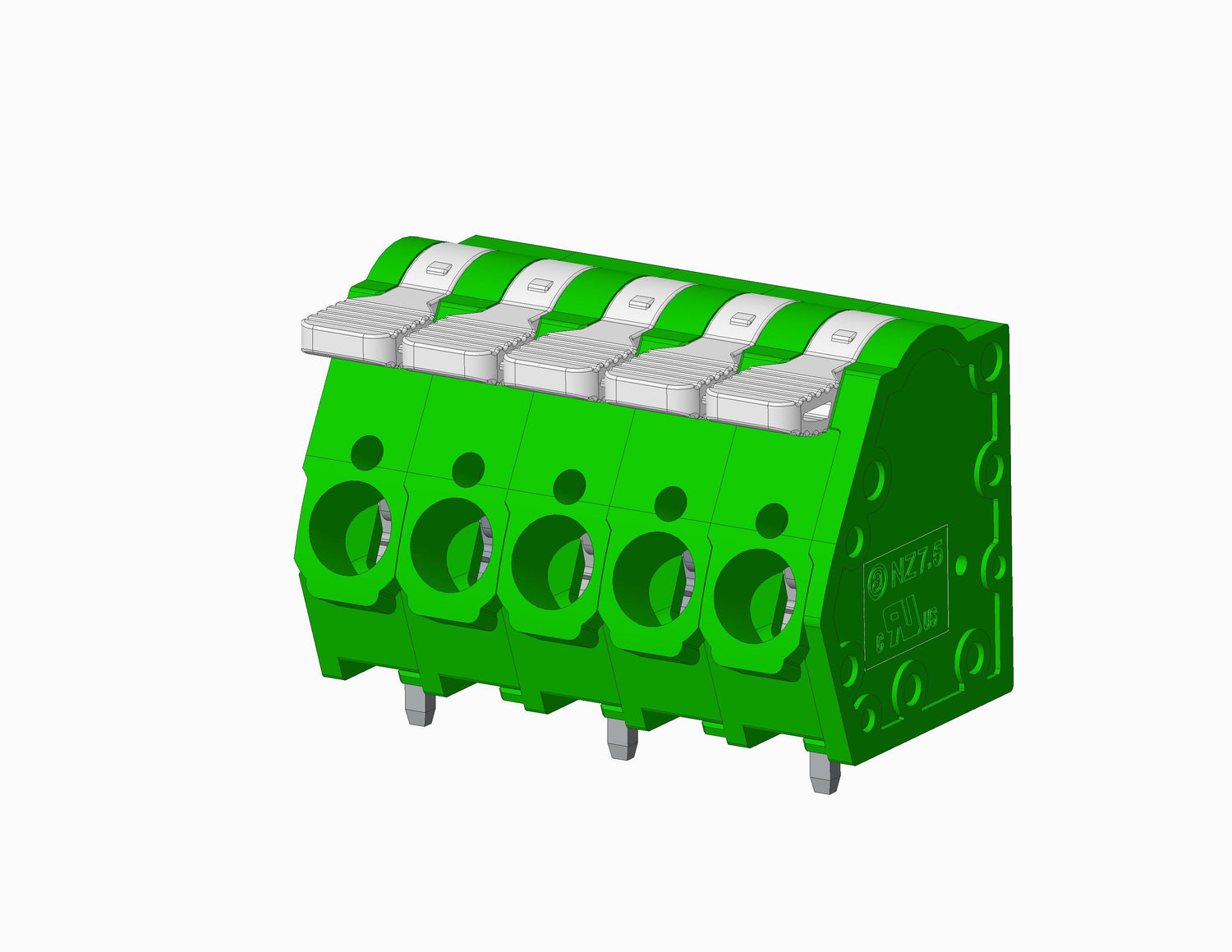 EB481-XX-502 SERIES Screwless Pluggable Blocks