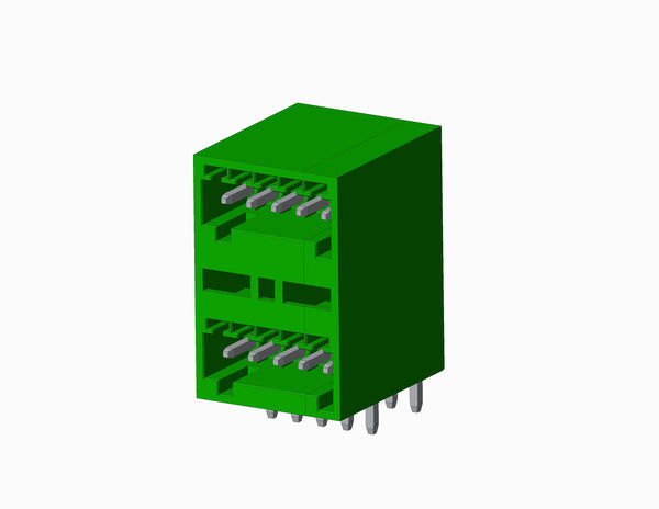 HC1250 SERIES Pluggable Headers Dual Level